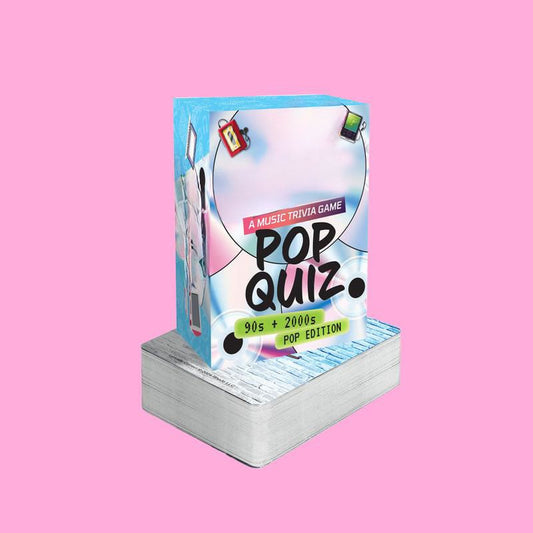 🔥Last Day 49% OFF🔥Lyrics Pop Quiz Pop Quiz 90s & 2000s Edition Music Trivia Game