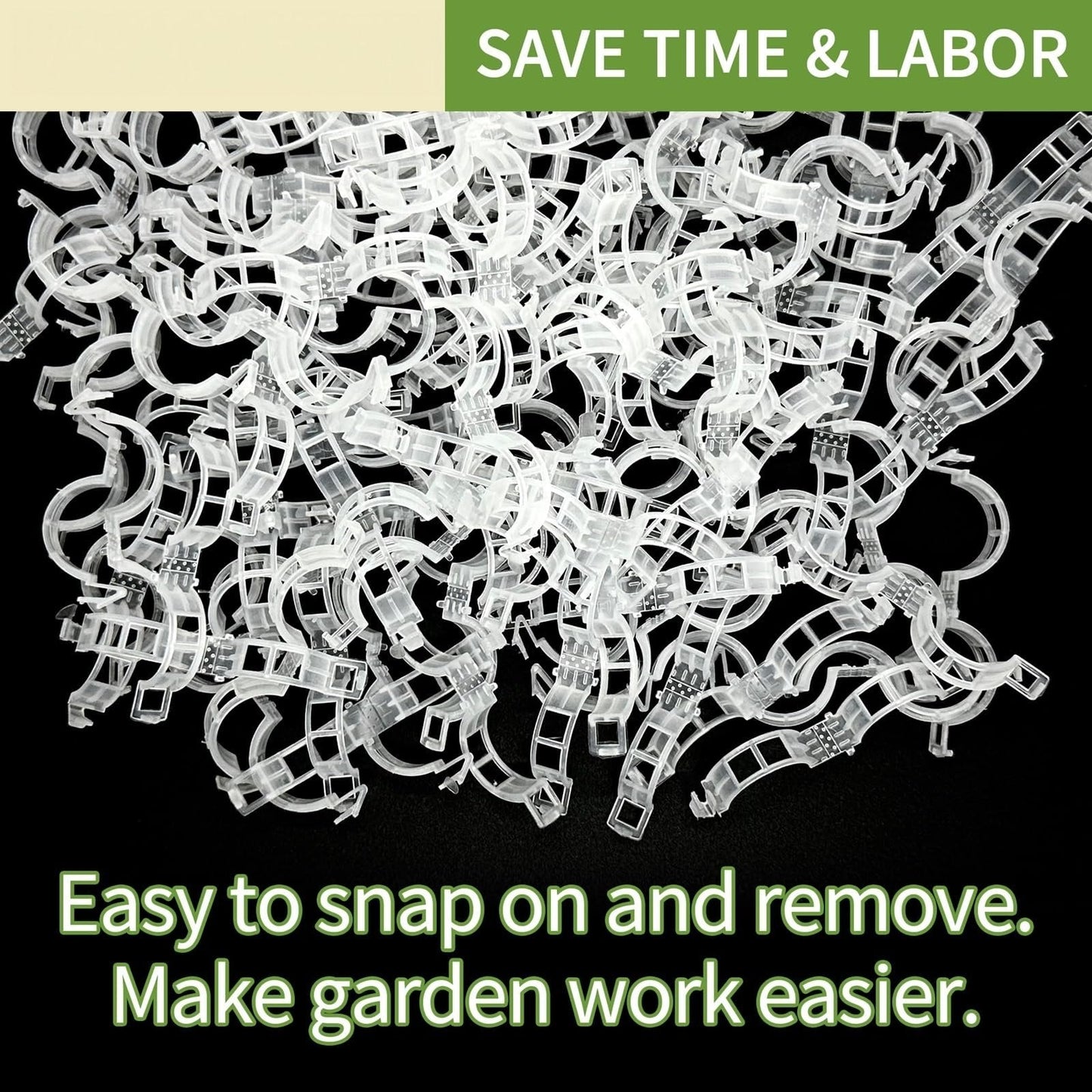 300Pcs Heavy-Duty Tomato Trellis Clips