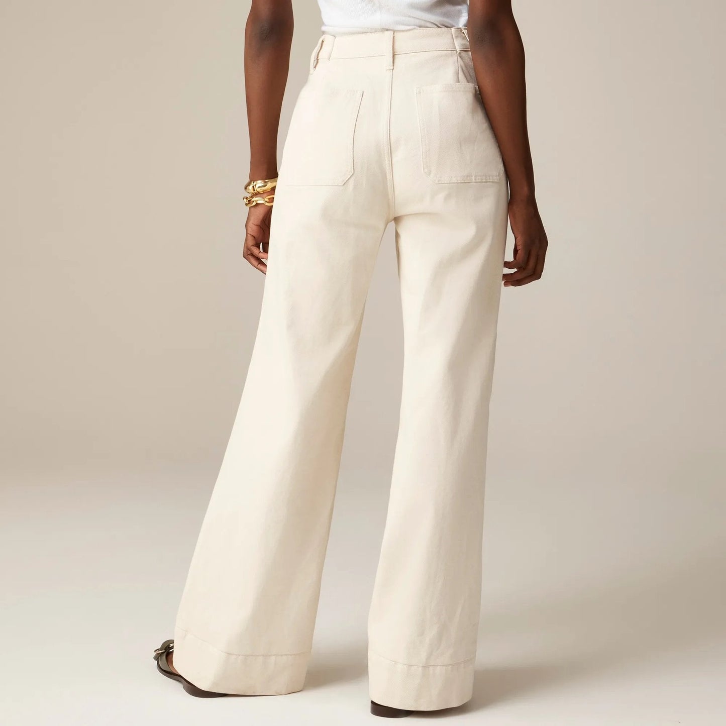 🔥Last Day 49% OFF-Tummy Control Sailor Wide Leg Jeans