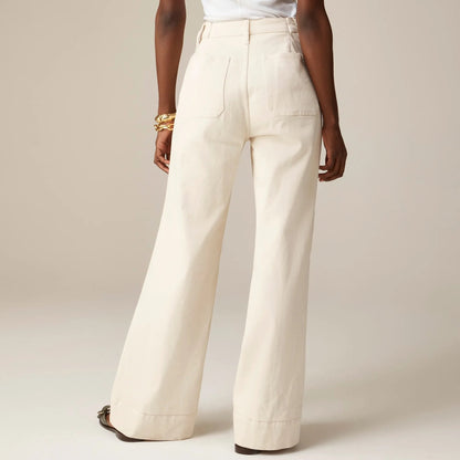 🔥Last Day 49% OFF-Tummy Control Sailor Wide Leg Jeans