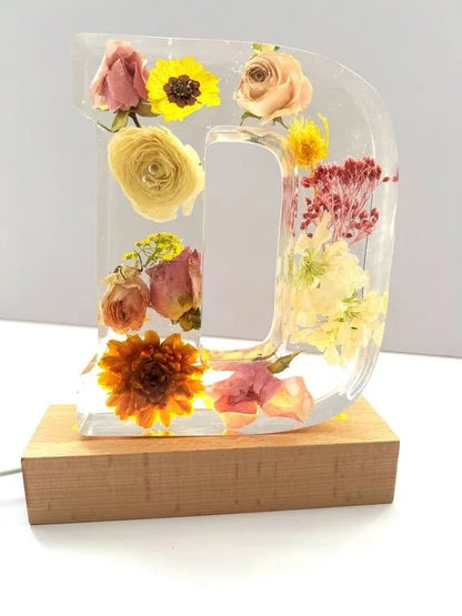 🔥Last Day 49% OFF - 🌸Flowers Resin Night Light