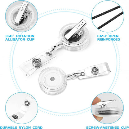🩺Erasable Badge Note | Dual-Side Writable, Fade-Proof & No Blur (🖊Write. Wipe. Repeat.) 🎁Free Badge Clip Included📋