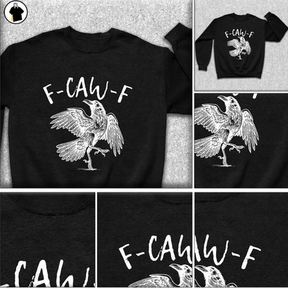 Humorous Crow Graphic T-Shirt – Say It With a Caw!