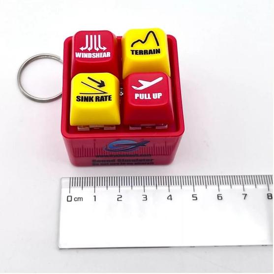 ✈Pilot Alert Keychain – EGPWS Sound Simulator | Authentic for the Aviation Fans