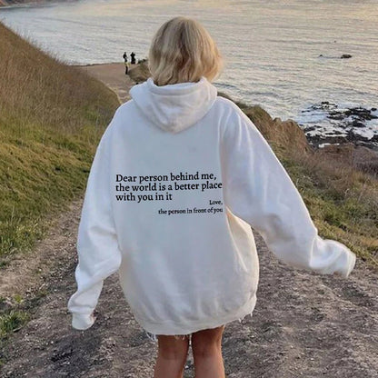 🔥LAST WEEK SALE 49% OFF✨'Dear Person Behind Me' Sweatshirt🥳