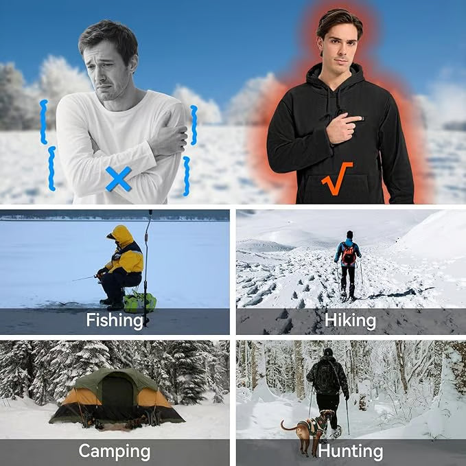 (🎁Last Day 49% OFF)🔥Winter Smart Heated Hoodie