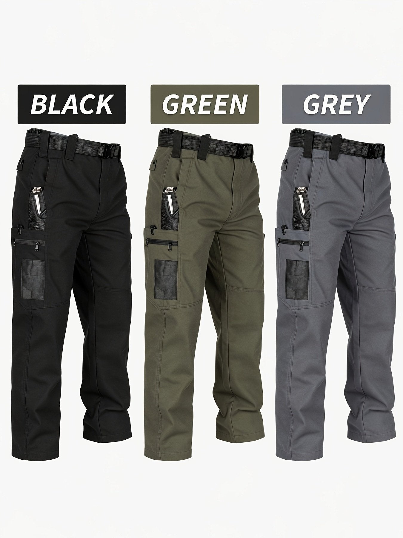 Men’s Multi-Pocket Tactical Work Pants