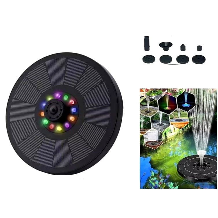 🏆Flash Sale⚡Solar Bath Fountain with 6 Nozzle