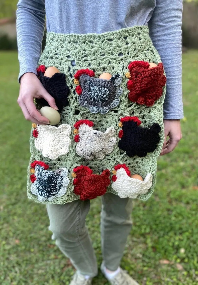 Chicken Egg Collecting Apron