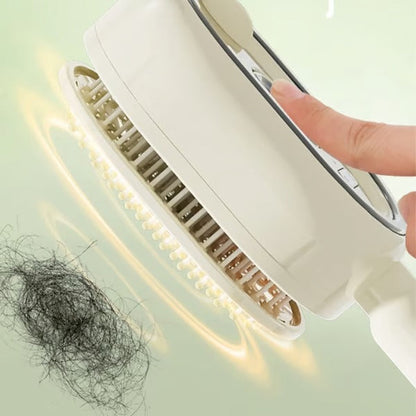 3-in-1 Electric Mist Detangling Brush for Frizz & Scalp Massage