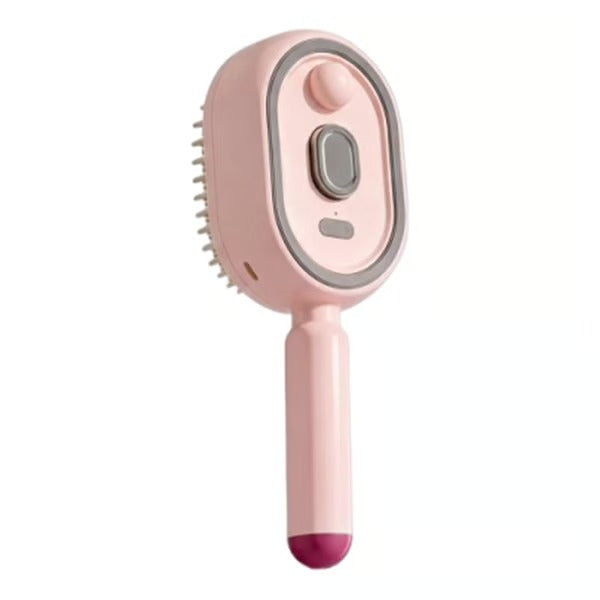3-in-1 Electric Mist Detangling Brush for Frizz & Scalp Massage