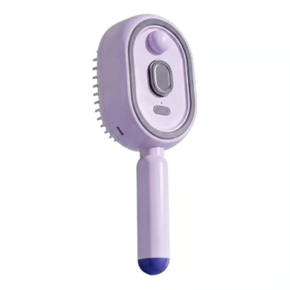 3-in-1 Electric Mist Detangling Brush for Frizz & Scalp Massage