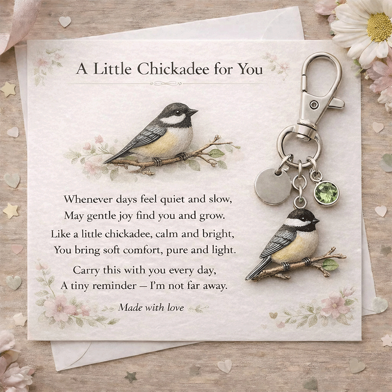 A Little Hummingbird for You keychain-A Meaningful Mother’s Day Gift Filled with Love & Comfort
