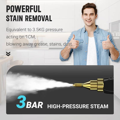 💧50% OFF! 2500W Handheld Steam Cleaner – High‑temp pressurized steam, melts grease & grime. No scrubbing. 🧼✨