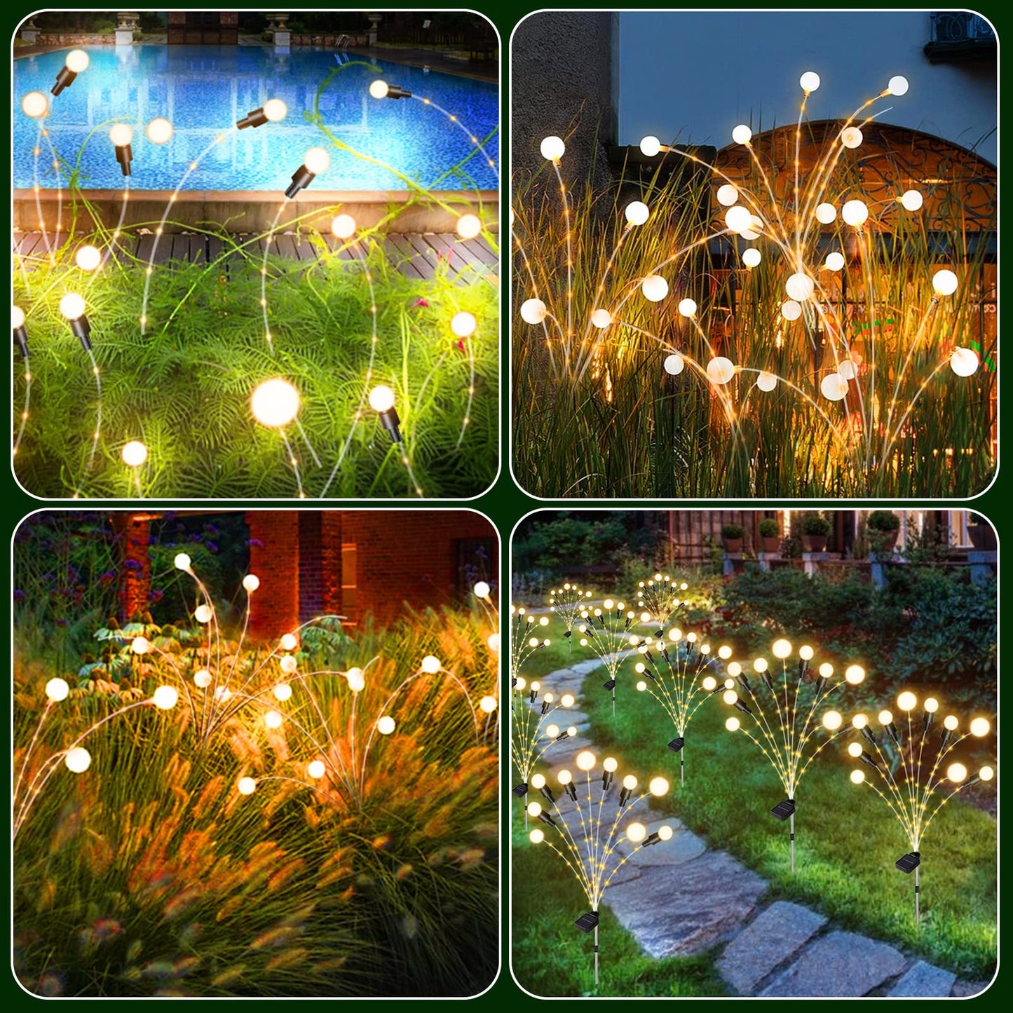 🔥HOT SALE 49% OFF🎅Solar Powered Firefly Light