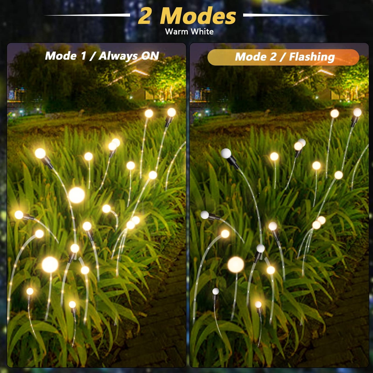 🔥HOT SALE 49% OFF🎅Solar Powered Firefly Light