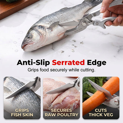 Multi-Functional Heavy-Duty Kitchen Scissors