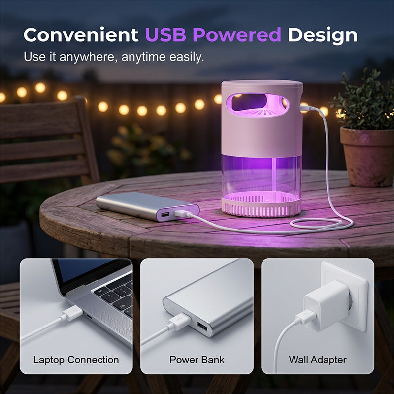 🦟 60% OFF! UV Mosquito Killer Lamp – quiet, USB, chemical-free. 50K+ sold! 🔇🌙