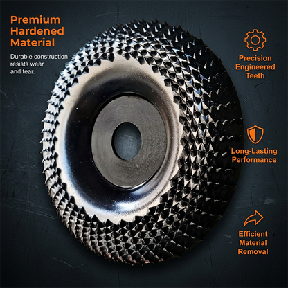 Angle Grinder Shaping Disc for Woodworking