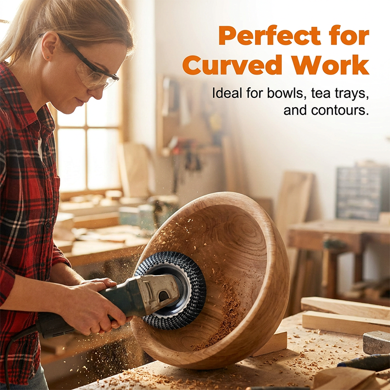 Angle Grinder Shaping Disc for Woodworking