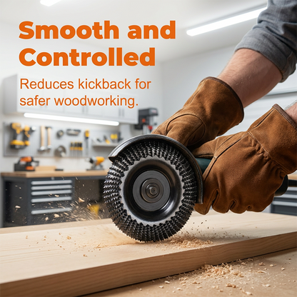 Angle Grinder Shaping Disc for Woodworking