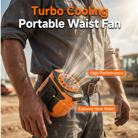 Portable Waist Clip Fan with Neck Strap
