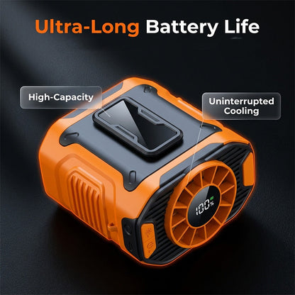 Portable Waist Clip Fan with Neck Strap