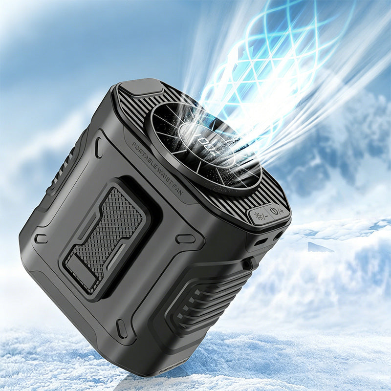 Portable Waist Clip Fan with Neck Strap
