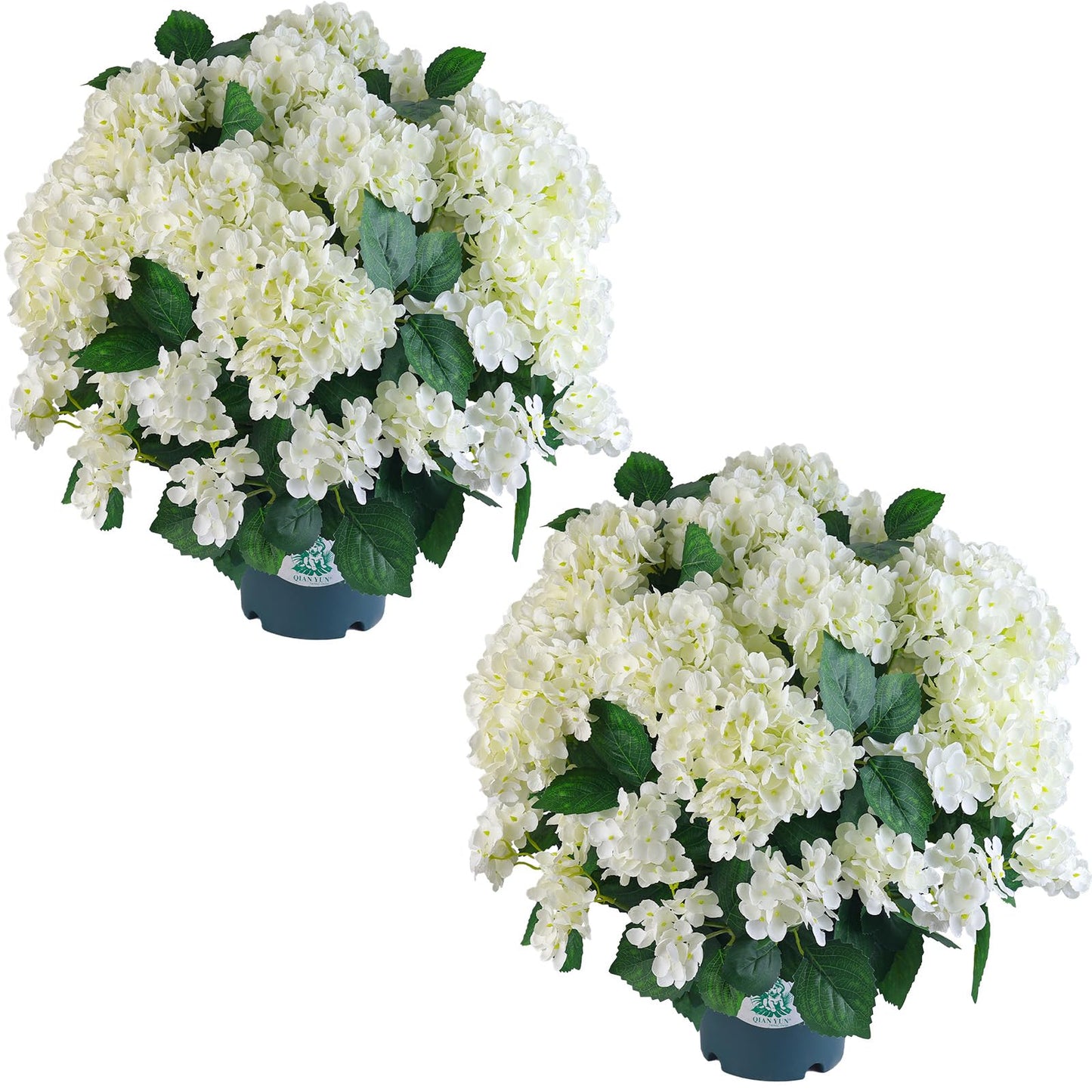 🔥Last Day 70% OFF🔥Artificial Outdoor Hydrangea Flowers With Basket- UV resistant, Waterproof, Windproof